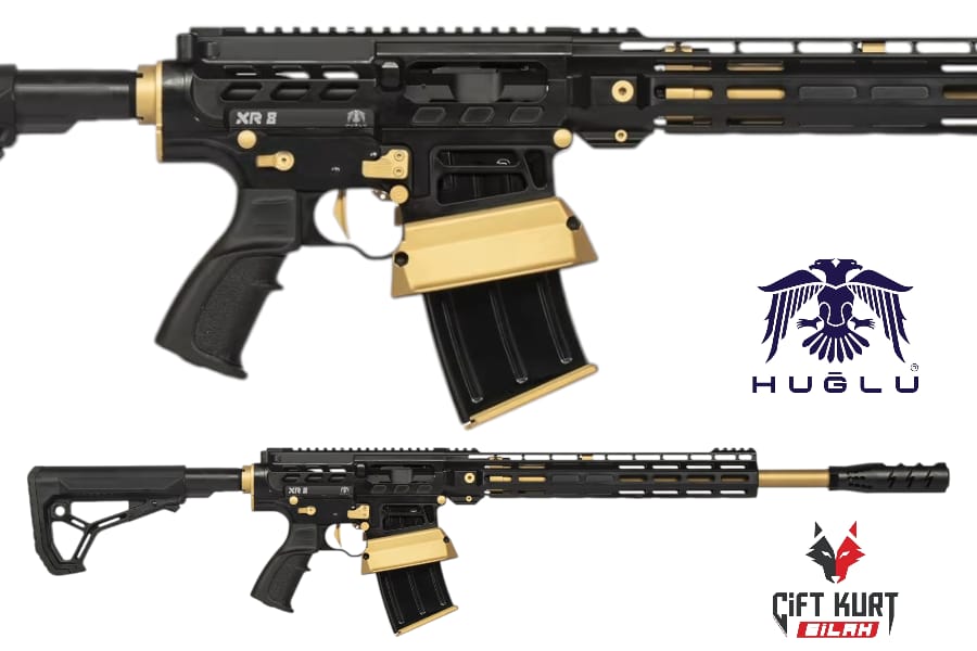 Huğlu XR 8 PRO GOLD 12 Şarjörlü Yarı Otomatik Gold Av Tüfeği